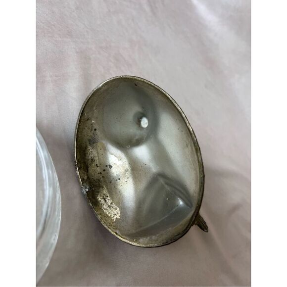 Vintage Glass Hen on Nest Rare - Picture 9 of 9